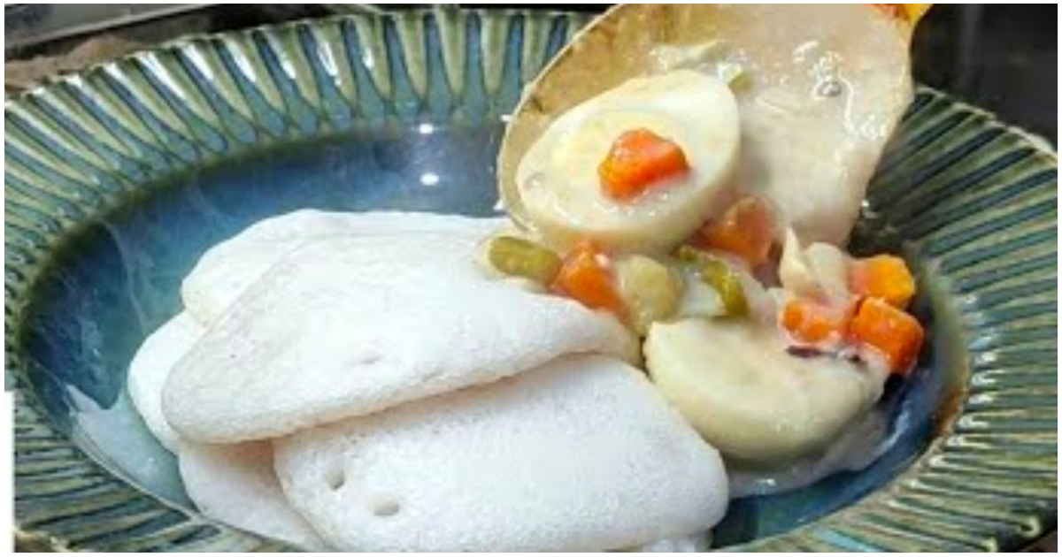 Tasty Thattil Kutti Appam And Mutta Stew